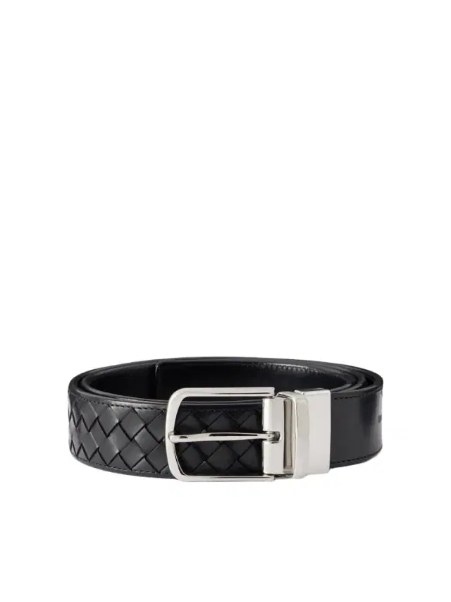 Officine Creative 4cm Woven Leather Belt - Men