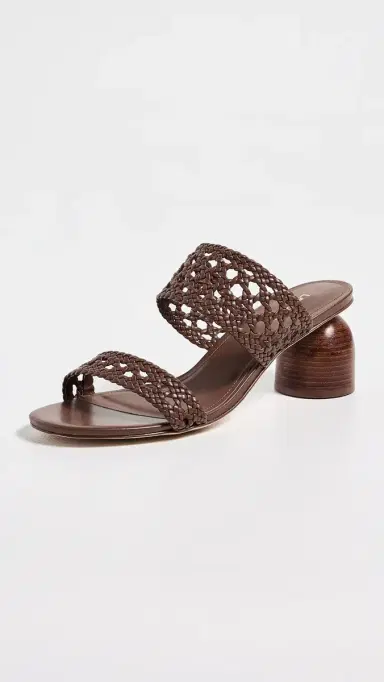 Larroudé Dew Drop Macrame Sandals Burnt Umber | Thumbnail 2