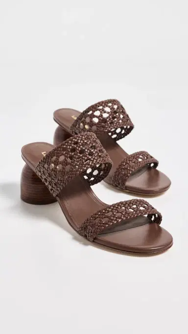 Larroudé Dew Drop Macrame Sandals Burnt Umber | Thumbnail 5