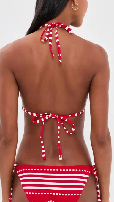 Lemlem Malia Triangle Bikini Top | Thumbnail 3 Lemlem Malia Triangle Bikini Top | Thumbnail 3