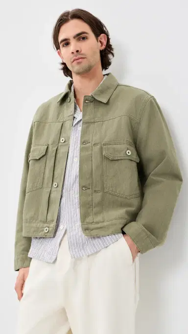 Norse Projects Storadal Type II Jacket Vetiver | Thumbnail 2