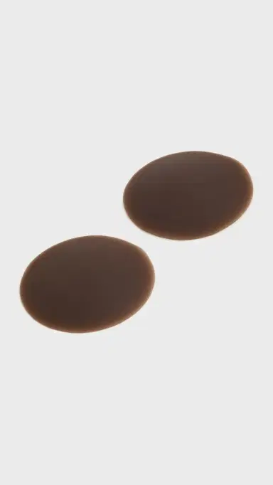 Commando Top Hats Nipple Concealers Mocha One Size | Thumbnail 3