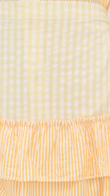 Coniglio Palm Beach Cinch Back Miniskirt Daffodil Combo Stripe One Size | Thumbnail 6 Coniglio Palm Beach Cinch Back Miniskirt Daffodil Combo Stripe One Size | Thumbnail 6