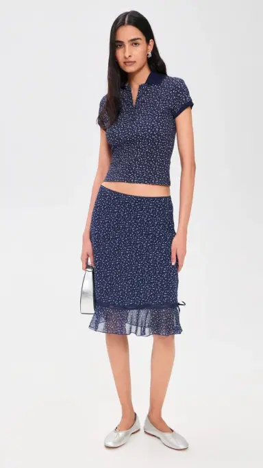 Guizio Ruffle Paloma Skirt | Thumbnail 5 Guizio Ruffle Paloma Skirt | Thumbnail 5