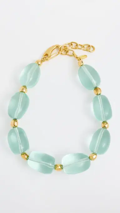Lizzie Fortunato Lobos Collar In Poolside Blue One Size | Thumbnail 2