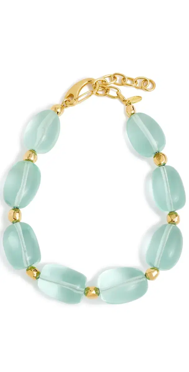 Lobos Collar In Poolside Blue One Size
