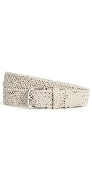 BOSS Sash Woven Belt Open Beige | Thumbnail 1