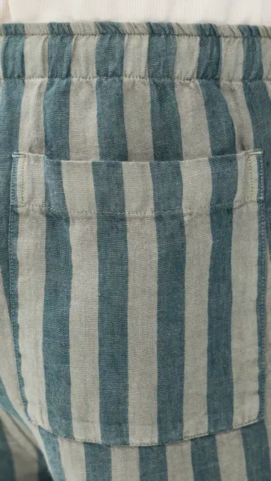 Alex Crane Linen Bo Shorts 7 Big Wave Jade | Thumbnail 6 Alex Crane Linen Bo Shorts 7 Big Wave Jade | Thumbnail 6