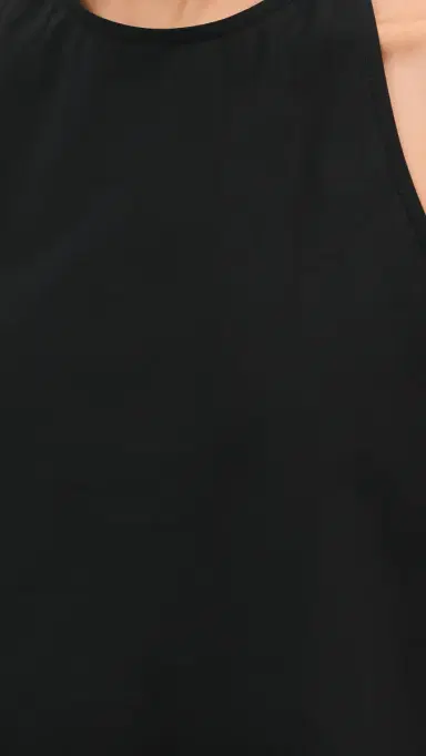 LE BOP Greer Poplin Top Black XL | Thumbnail 6