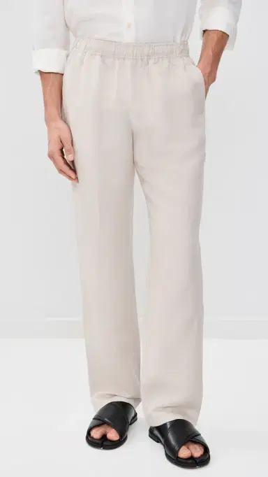 AUTO-REPLY Linen Pants Sand | Thumbnail 2