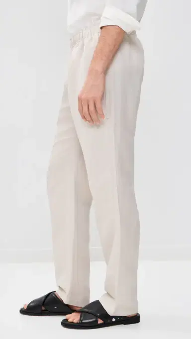 AUTO-REPLY Linen Pants Sand | Thumbnail 4