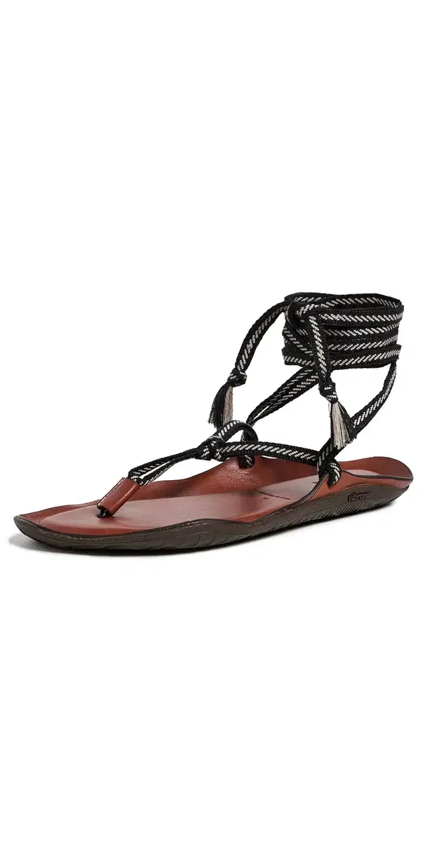 Lemaire Vibram Gladiator Sandals Black / White