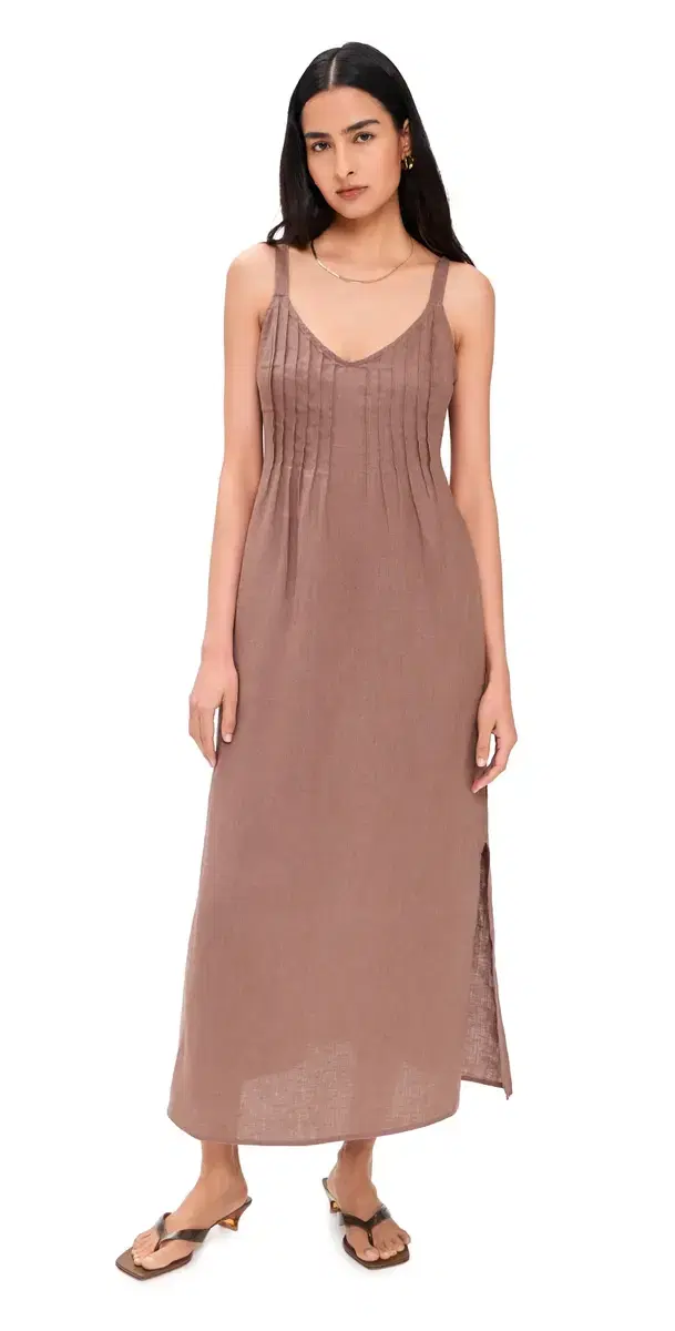 Splendid Stella inen Pintuck Dress Wicker