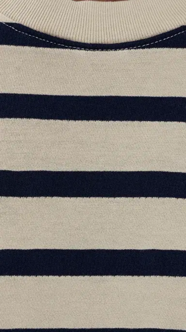 Asher Enzo Stripe Tee Bisque M | Thumbnail 6 Asher Enzo Stripe Tee Bisque M | Thumbnail 6