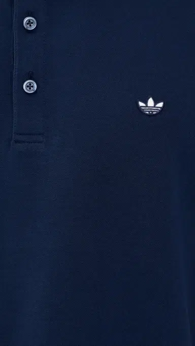 Adidas Golf Originals Twistknit Trefoil Polo Night Indigo/Chalk White S | Thumbnail 6 Adidas Golf Originals Twistknit Trefoil Polo Night Indigo/Chalk White S | Thumbnail 6
