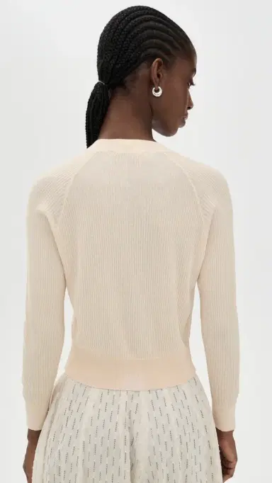 The Great. THE GREAT. The Dainty Cardigan Soft Petal 2 | Thumbnail 3