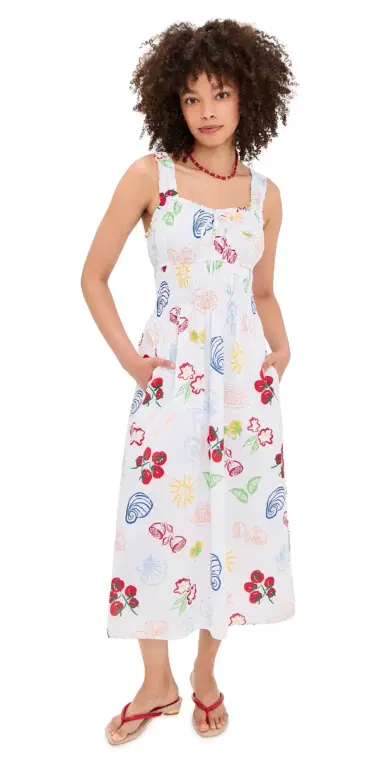 RAILS x Giadzy Capri Dress White Antipasti | Thumbnail 1