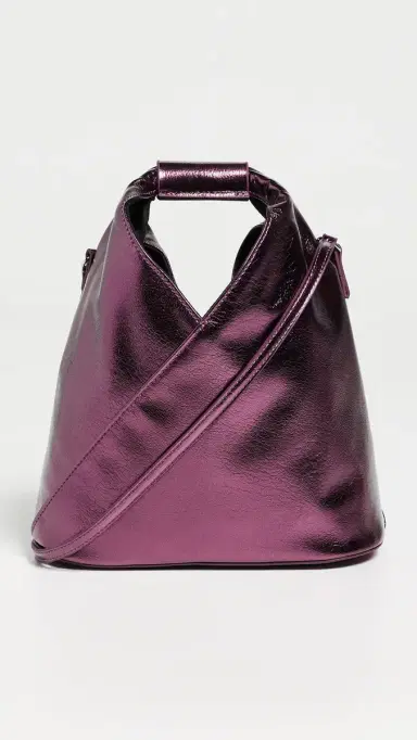 MM6 Maison Margiela Japanese Crossbody Bag Aubergine Gleam One Size | Thumbnail 2