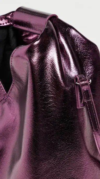 MM6 Maison Margiela Japanese Crossbody Bag Aubergine Gleam One Size | Thumbnail 5