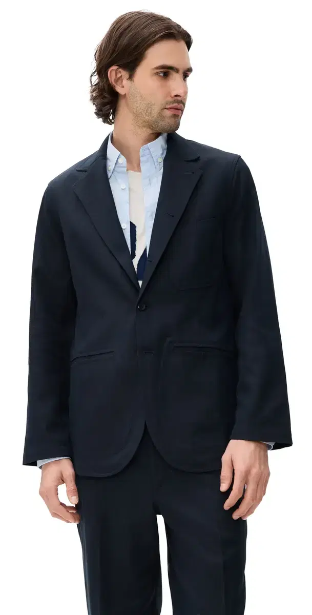 Aaron Levine Workwear Suit Jacket Deep Navy