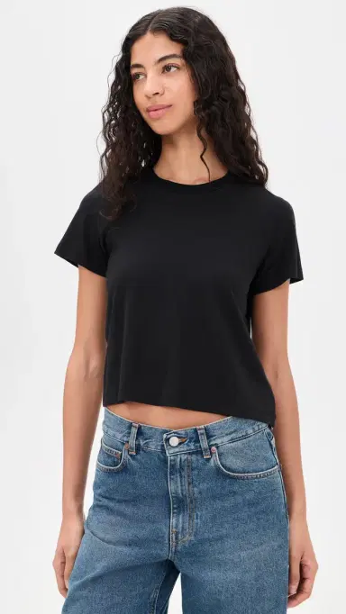ÉTERNE Short Sleeve Boxy Tee | Thumbnail 2