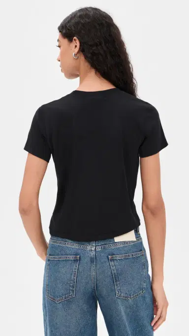 ÉTERNE Short Sleeve Boxy Tee | Thumbnail 3