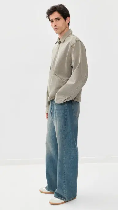 Asher Zed Zip Twill Jacket Moss L | Thumbnail 4 Asher Zed Zip Twill Jacket Moss L | Thumbnail 4