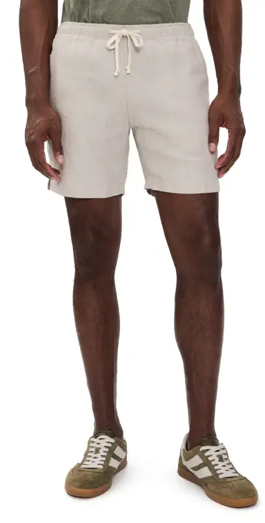 Alex Crane Linen Bo Shorts 7 Bone | Thumbnail 1 Alex Crane Linen Bo Shorts 7 Bone | Thumbnail 1