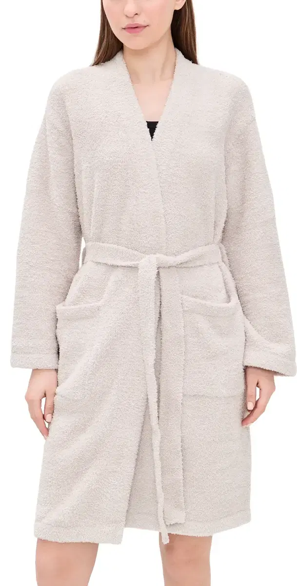 Barefoot Dreams CozyChic Solid Robe Stone