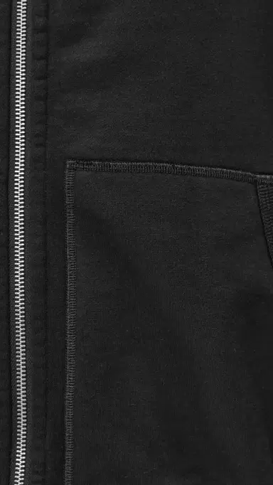 REIGNING CHAMP id-Weight Terry Relaxed Zip Hoodie Black | Thumbnail 6 REIGNING CHAMP id-Weight Terry Relaxed Zip Hoodie Black | Thumbnail 6