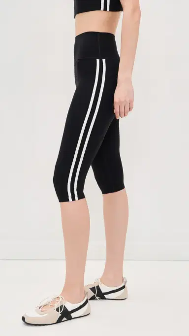 Splits59 Ella High Waist Airweight Capris Black/White | Thumbnail 2 Splits59 Ella High Waist Airweight Capris Black/White | Thumbnail 2