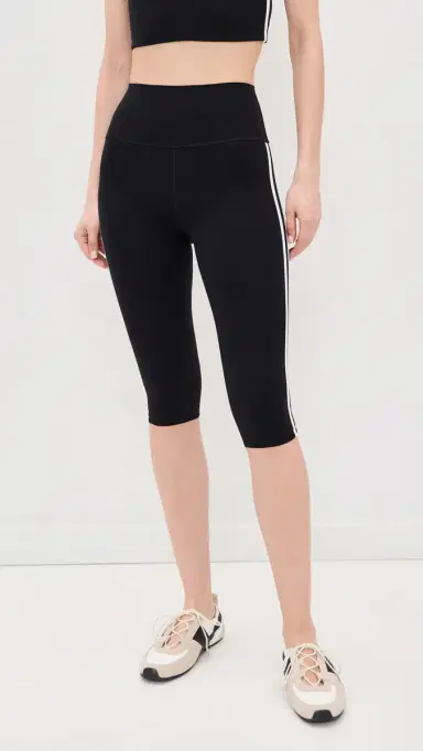 Splits59 Ella High Waist Airweight Capris Black/White | Thumbnail 3 Splits59 Ella High Waist Airweight Capris Black/White | Thumbnail 3