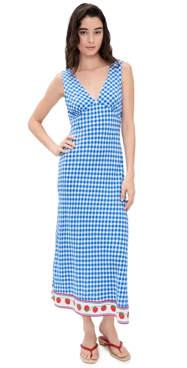 x Giadzy erafina Dress Gingham Tomatoes