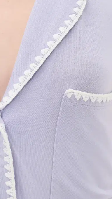Eberjey Frida Shortie Pajama Set Lavender Dusk/ | Thumbnail 6