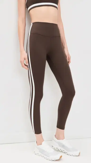 Splits59 Bianca High Waist Rigor 7/8 Leggings Dark Chocolate/White L | Thumbnail 2 Splits59 Bianca High Waist Rigor 7/8 Leggings Dark Chocolate/White L | Thumbnail 2