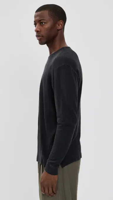 Alex Crane Linen Long Sleeve Sun Tee Night L | Thumbnail 4 Alex Crane Linen Long Sleeve Sun Tee Night L | Thumbnail 4