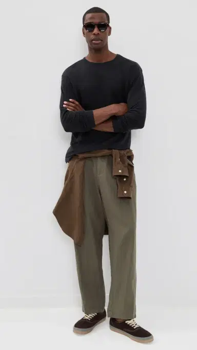 Alex Crane Linen Long Sleeve Sun Tee Night L | Thumbnail 5 Alex Crane Linen Long Sleeve Sun Tee Night L | Thumbnail 5