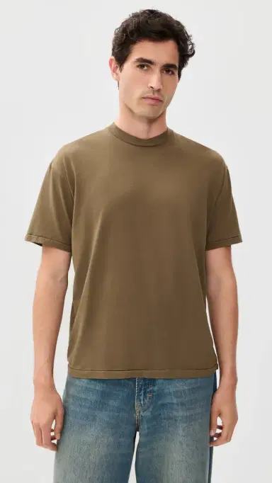 Asher Noah Supima Tee Seaweed M | Thumbnail 2