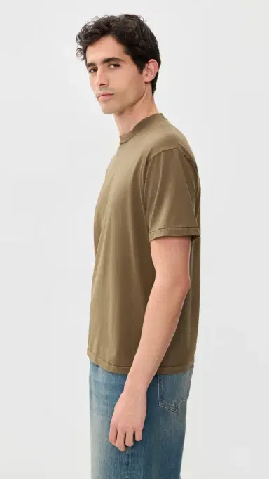 Asher Noah Supima Tee Seaweed M | Thumbnail 4