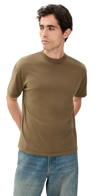 Asher Noah Supima Tee Seaweed M | Thumbnail 1