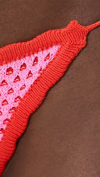 PQ Swim Tia Crochet Tie Side Bikini Bottoms | Thumbnail 6