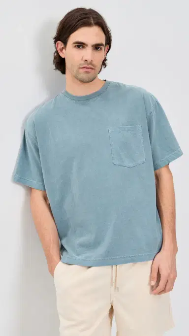 Asher Ethan Tee Denim S | Thumbnail 2