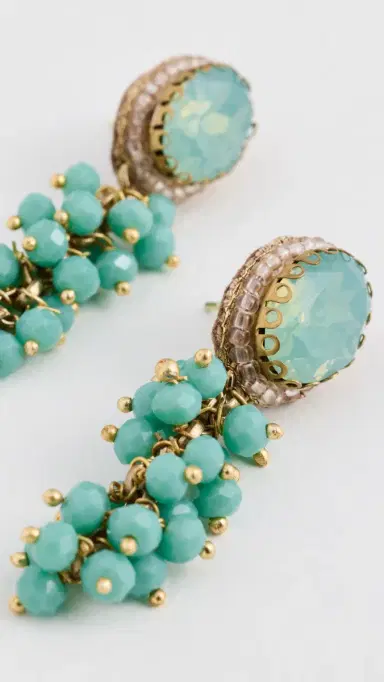 Deepa Gurnani Jemsa Earrings | Thumbnail 4 Deepa Gurnani Jemsa Earrings | Thumbnail 4