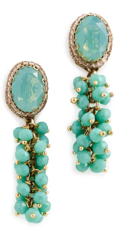 Deepa Gurnani Jemsa Earrings | Thumbnail 1 Deepa Gurnani Jemsa Earrings | Thumbnail 1