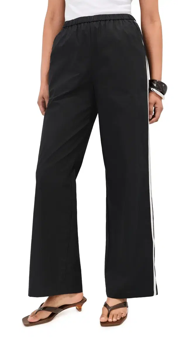 Coley Poplin Pants Black
