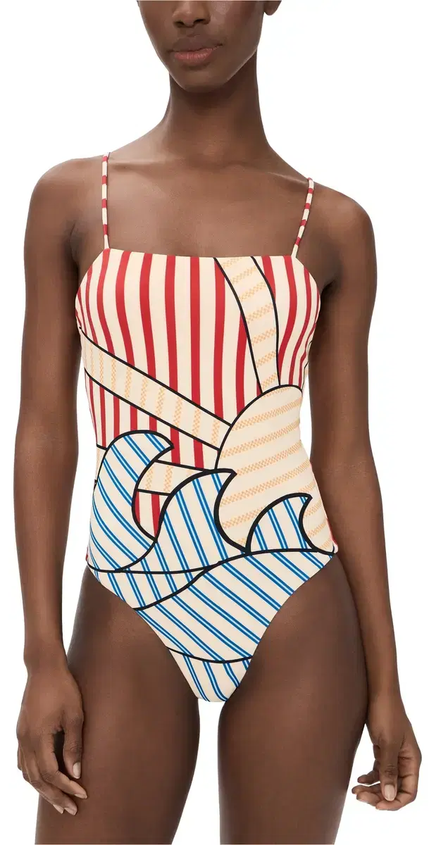 Navy tripes Off-White One Piece Navy tripes Off White