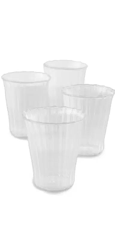 Sophie Lou Jacobsen Le Verre Petit Set of 4 Clear One Size | Thumbnail 1