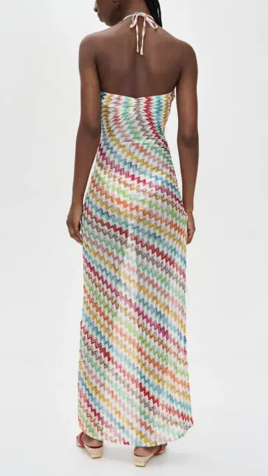 Missoni Long Cover Up MULTICOLOR w/WHITE BASE | Thumbnail 3 Missoni Long Cover Up MULTICOLOR w/WHITE BASE | Thumbnail 3