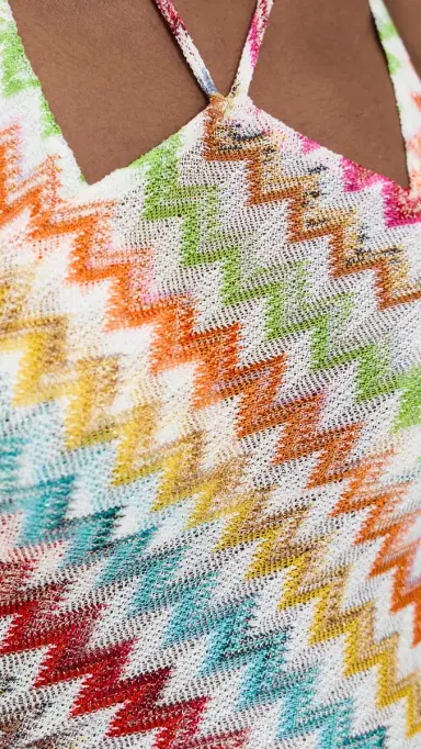 Missoni Long Cover Up MULTICOLOR w/WHITE BASE | Thumbnail 6 Missoni Long Cover Up MULTICOLOR w/WHITE BASE | Thumbnail 6