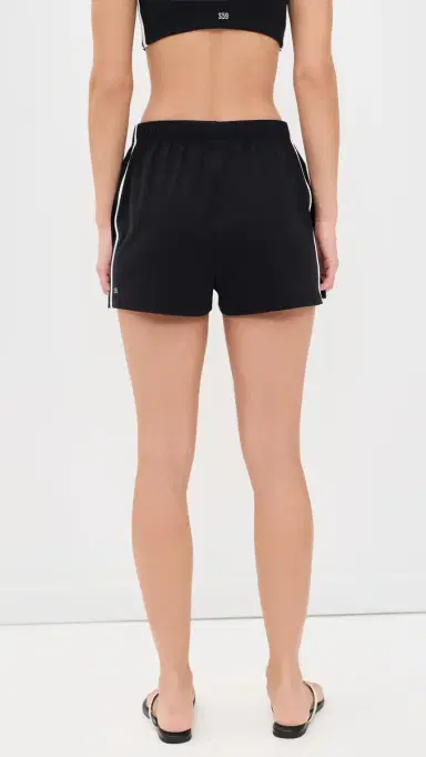 Splits59 Ella Airweight Track Shorts Black/White S | Thumbnail 4